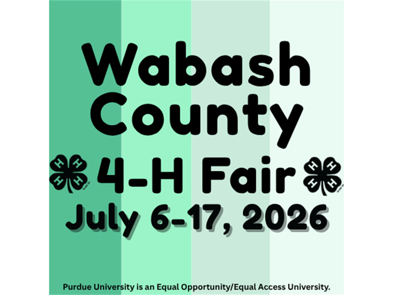 Logo for 2026 Wabash County 4-H Fair